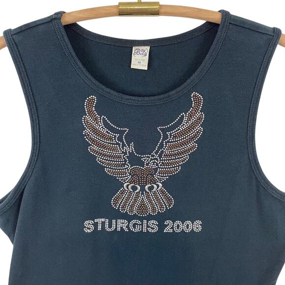 Sturgis Black Tank Top Womens Size XL - Picture 2 of 6
